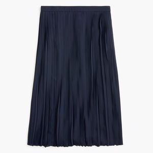 Pleated J.Crew Midi Skirt